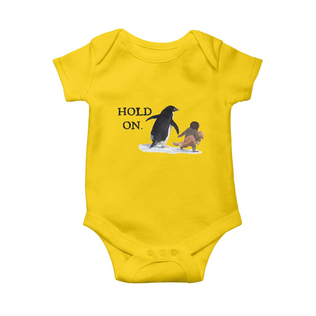 Baby Monkey Punch Viral Trend Baby Onesie Hold On
