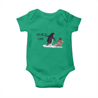 Baby Monkey Punch Viral Trend Baby Onesie Hold On