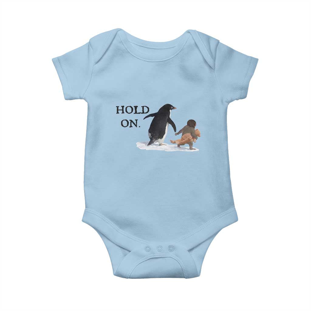 Baby Monkey Punch Viral Trend Baby Onesie Hold On