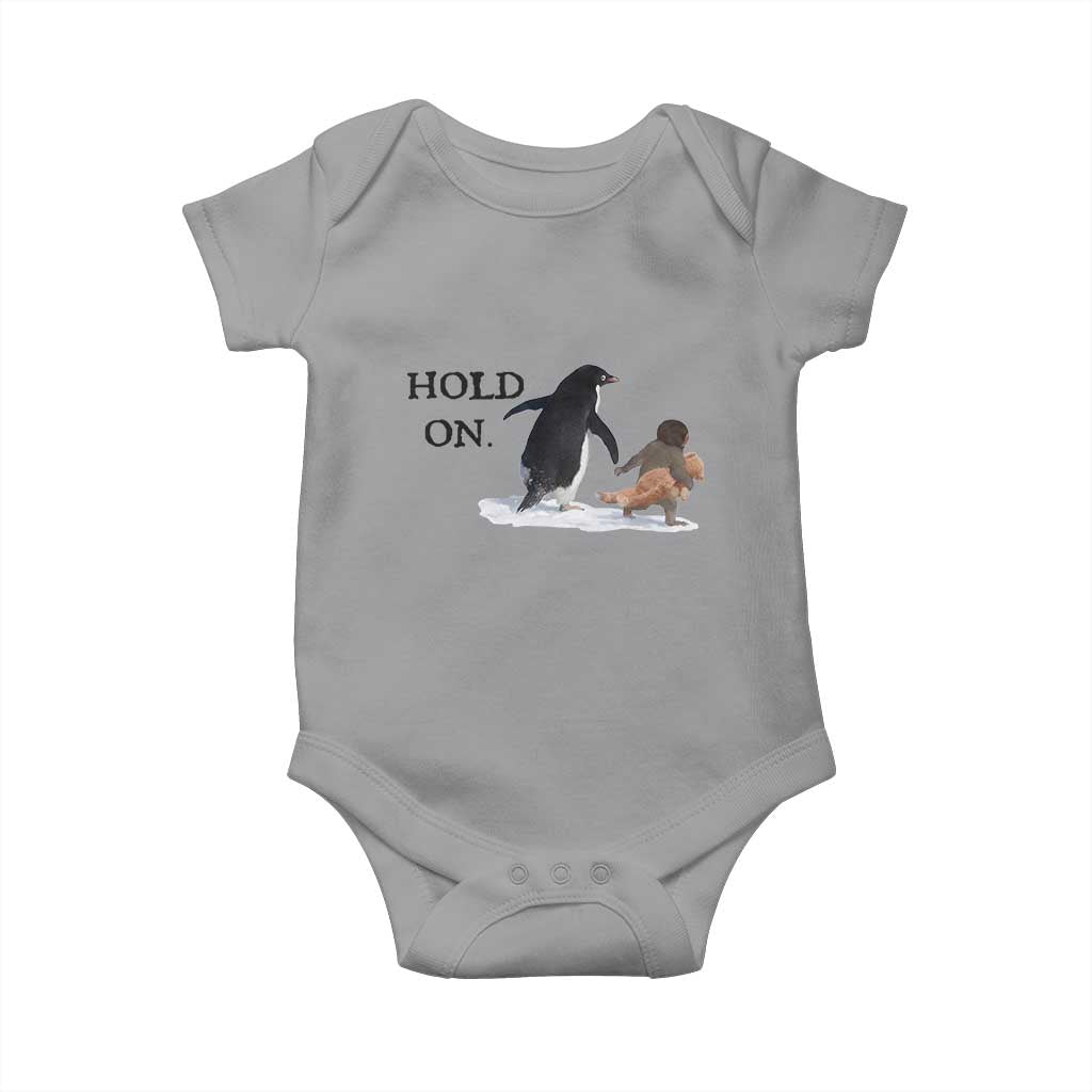 Baby Monkey Punch Viral Trend Baby Onesie Hold On