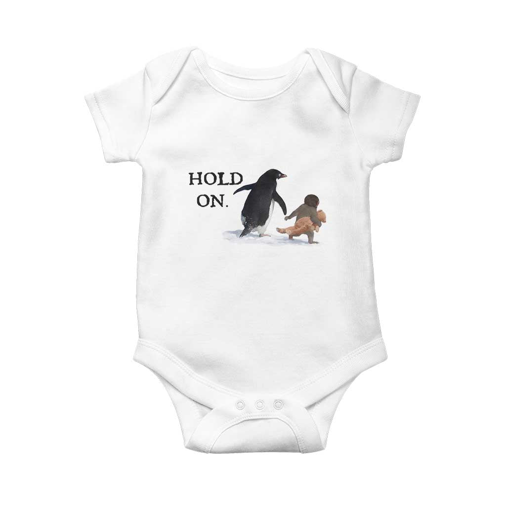 Baby Monkey Punch Viral Trend Baby Onesie Hold On