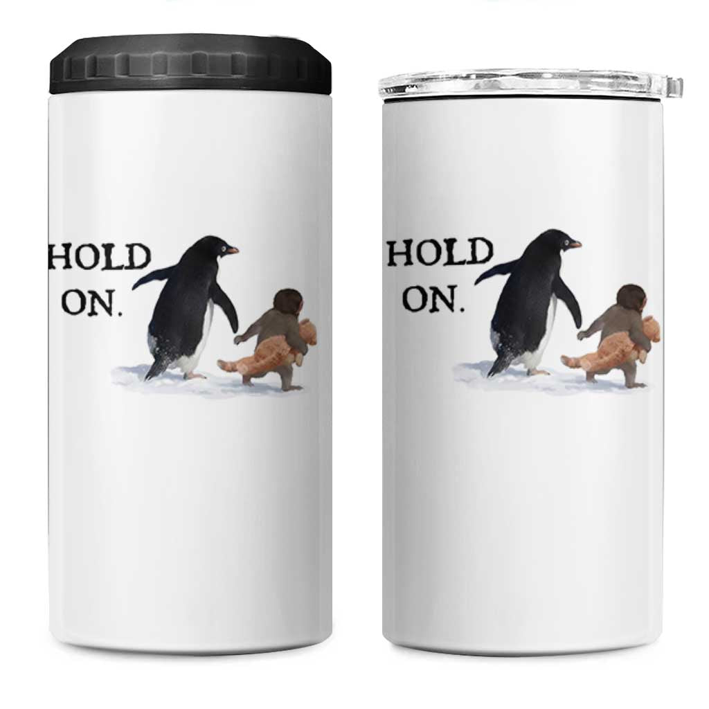 Baby Monkey Punch Viral Trend 4 in 1 Can Cooler Tumbler Hold On
