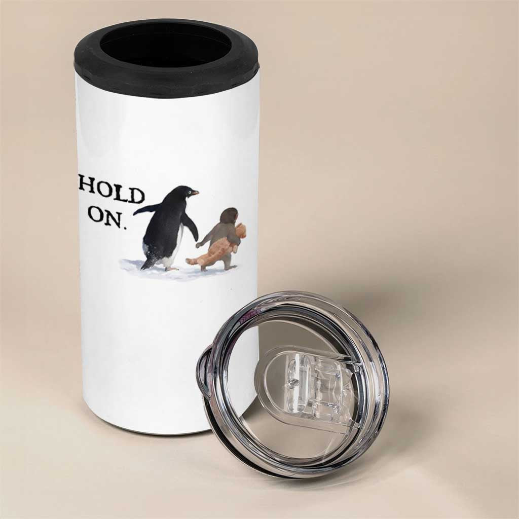 Baby Monkey Punch Viral Trend 4 in 1 Can Cooler Tumbler Hold On