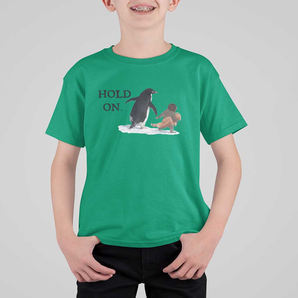 Baby Monkey Punch Viral Trend T Shirt For Kid Hold On