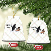 Baby Monkey Punch Viral Trend Ceramic Ornament Hold On