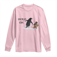 Baby Monkey Punch Viral Trend Long Sleeve Shirt Hold On