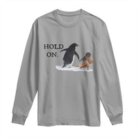 Baby Monkey Punch Viral Trend Long Sleeve Shirt Hold On