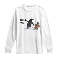 Baby Monkey Punch Viral Trend Long Sleeve Shirt Hold On