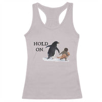 Baby Monkey Punch Viral Trend Racerback Tank Top Hold On