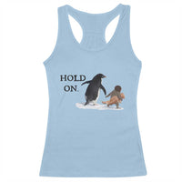 Baby Monkey Punch Viral Trend Racerback Tank Top Hold On