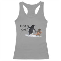 Baby Monkey Punch Viral Trend Racerback Tank Top Hold On
