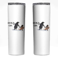 Baby Monkey Punch Viral Trend Skinny Tumbler Hold On