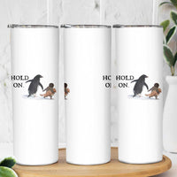 Baby Monkey Punch Viral Trend Skinny Tumbler Hold On