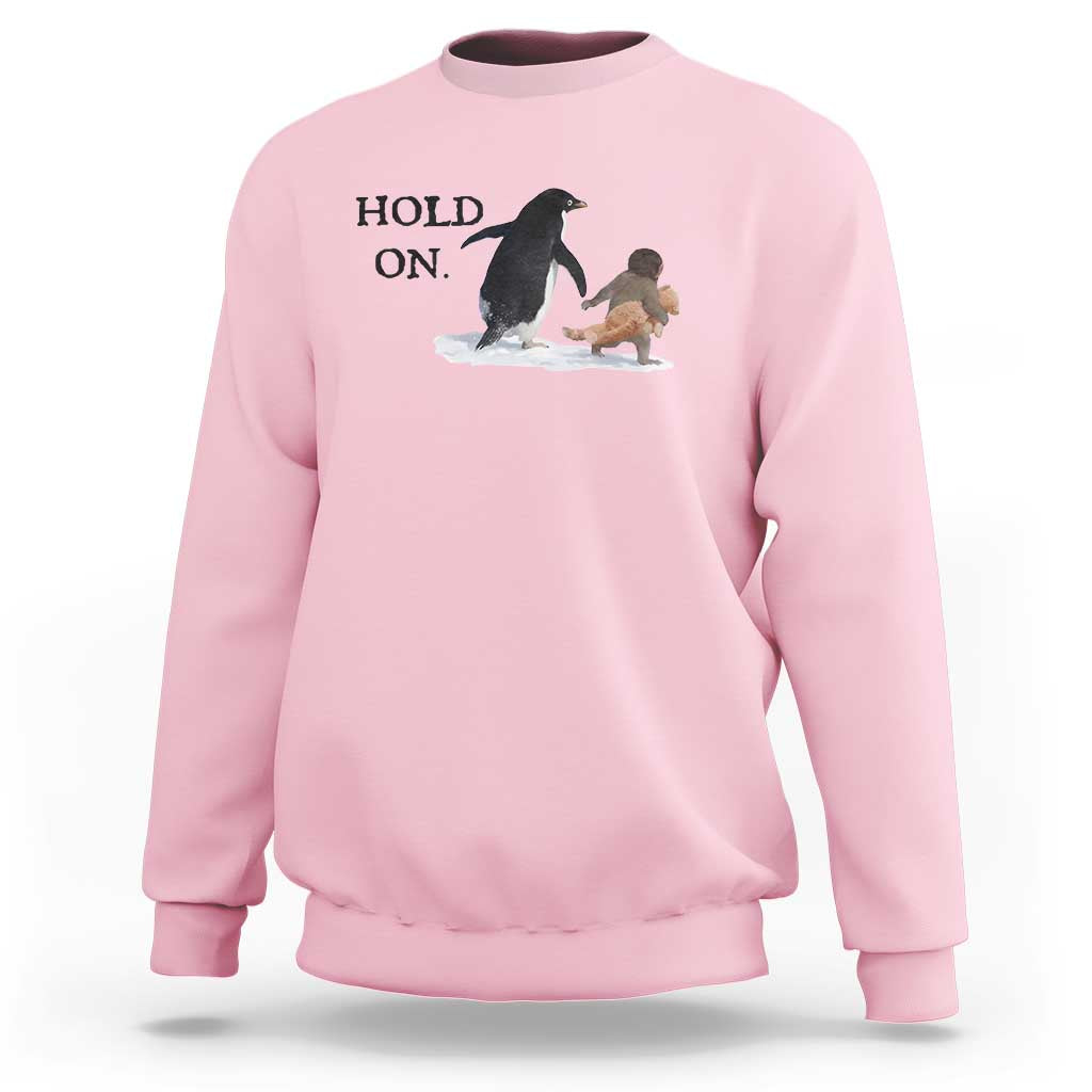 Baby Monkey Punch Viral Trend Sweatshirt Hold On