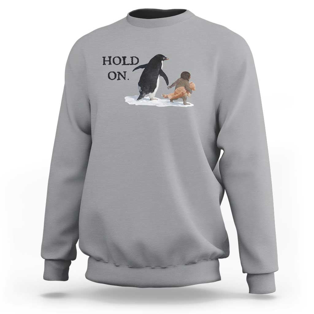 Baby Monkey Punch Viral Trend Sweatshirt Hold On