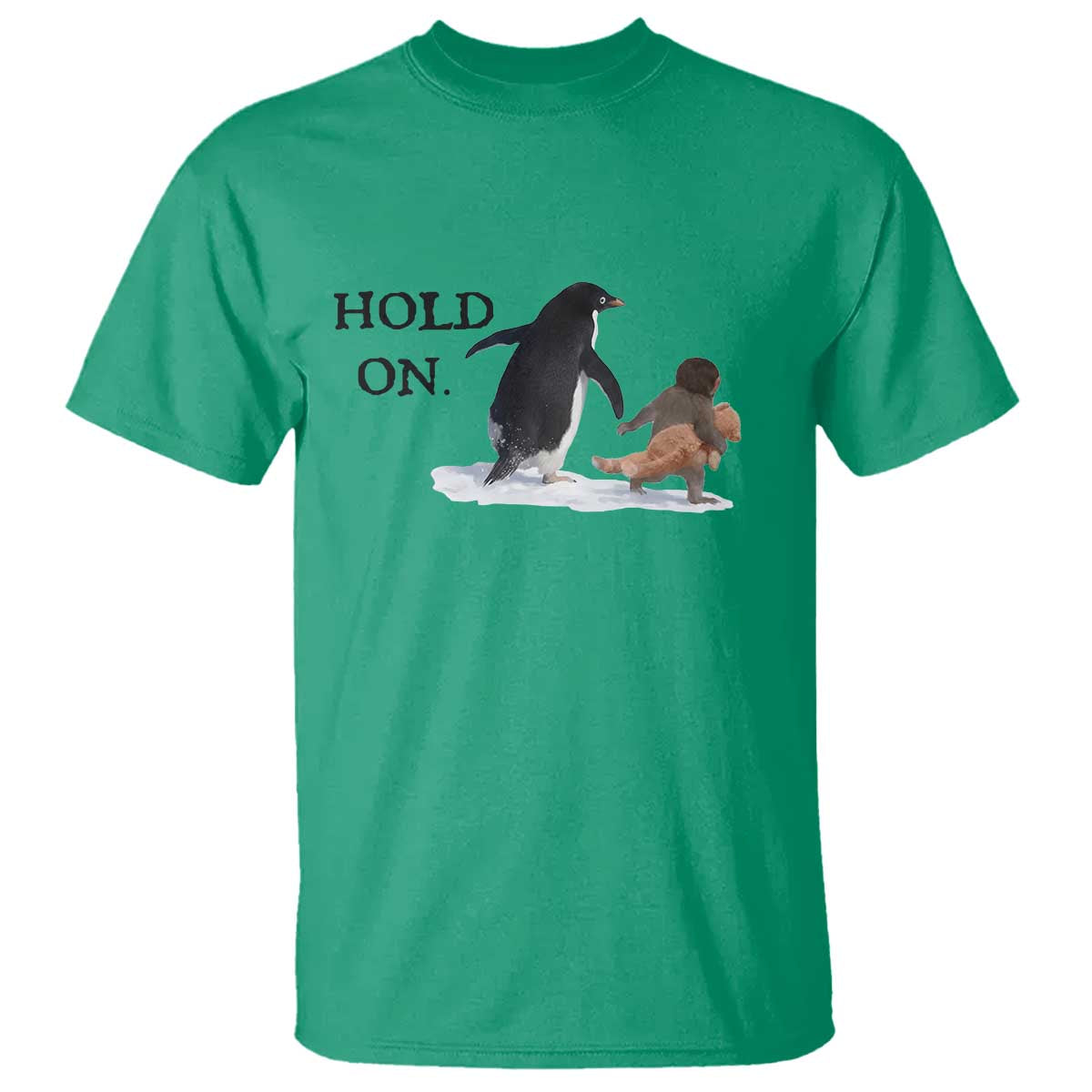 Baby Monkey Punch Viral Trend T Shirt Hold On