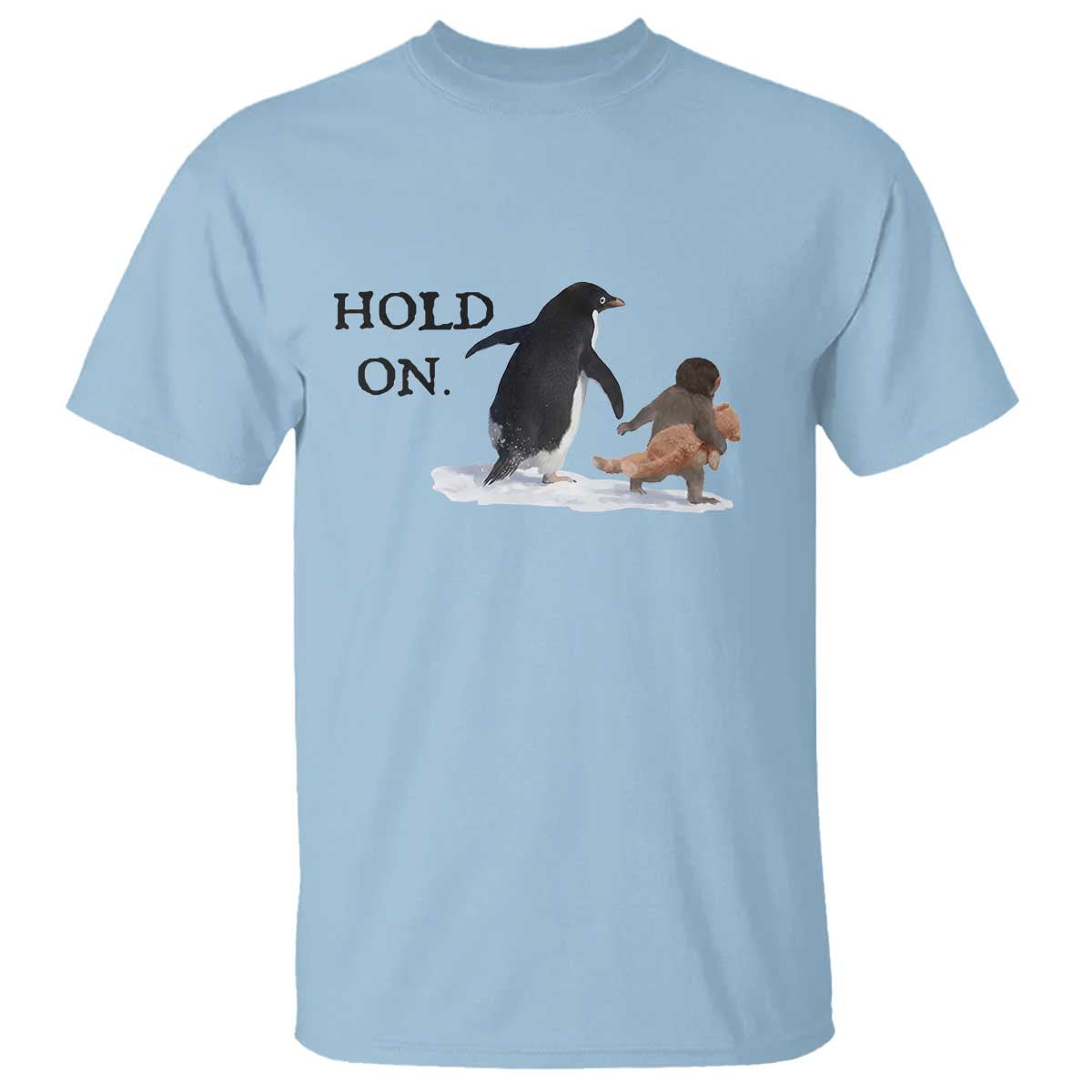Baby Monkey Punch Viral Trend T Shirt Hold On