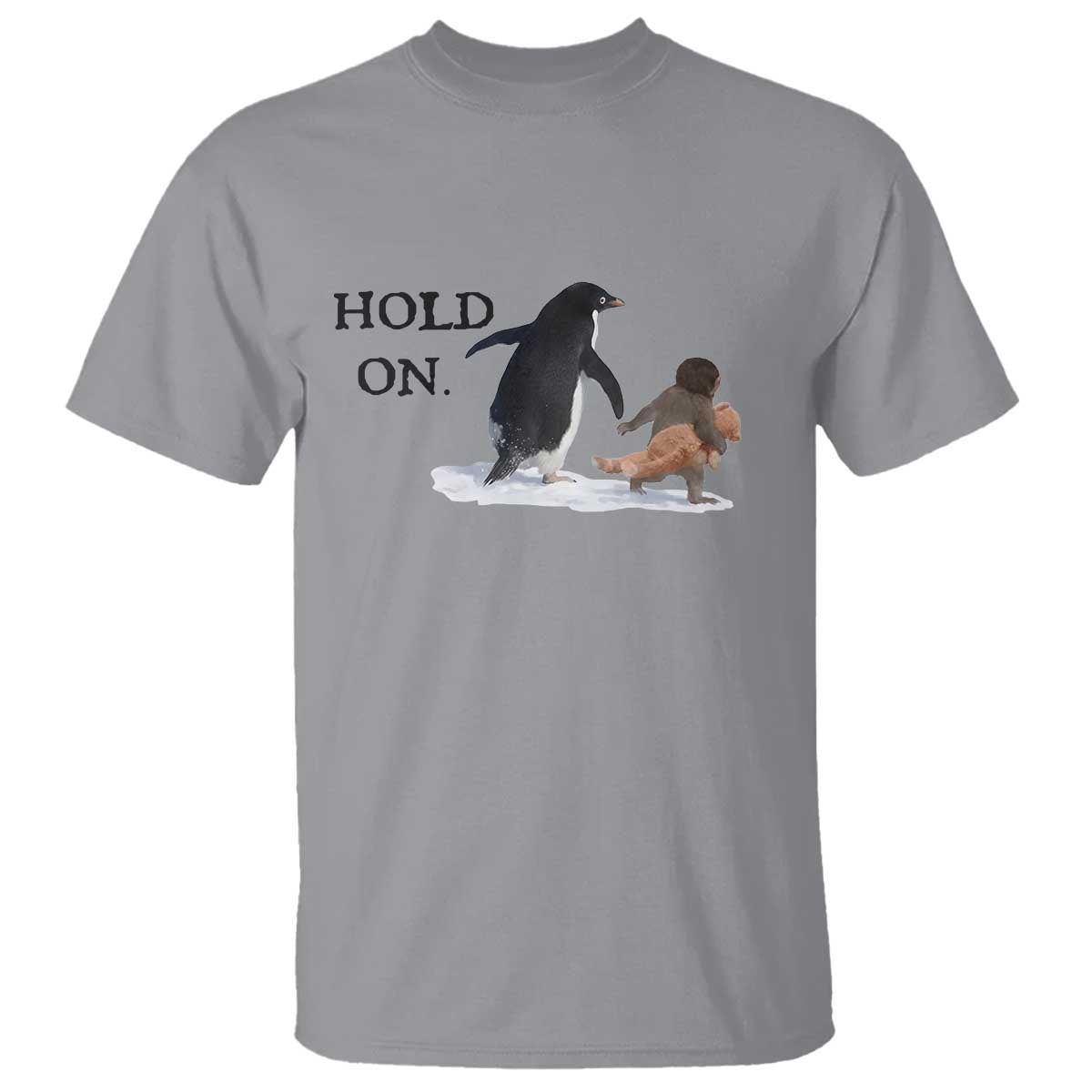 Baby Monkey Punch Viral Trend T Shirt Hold On