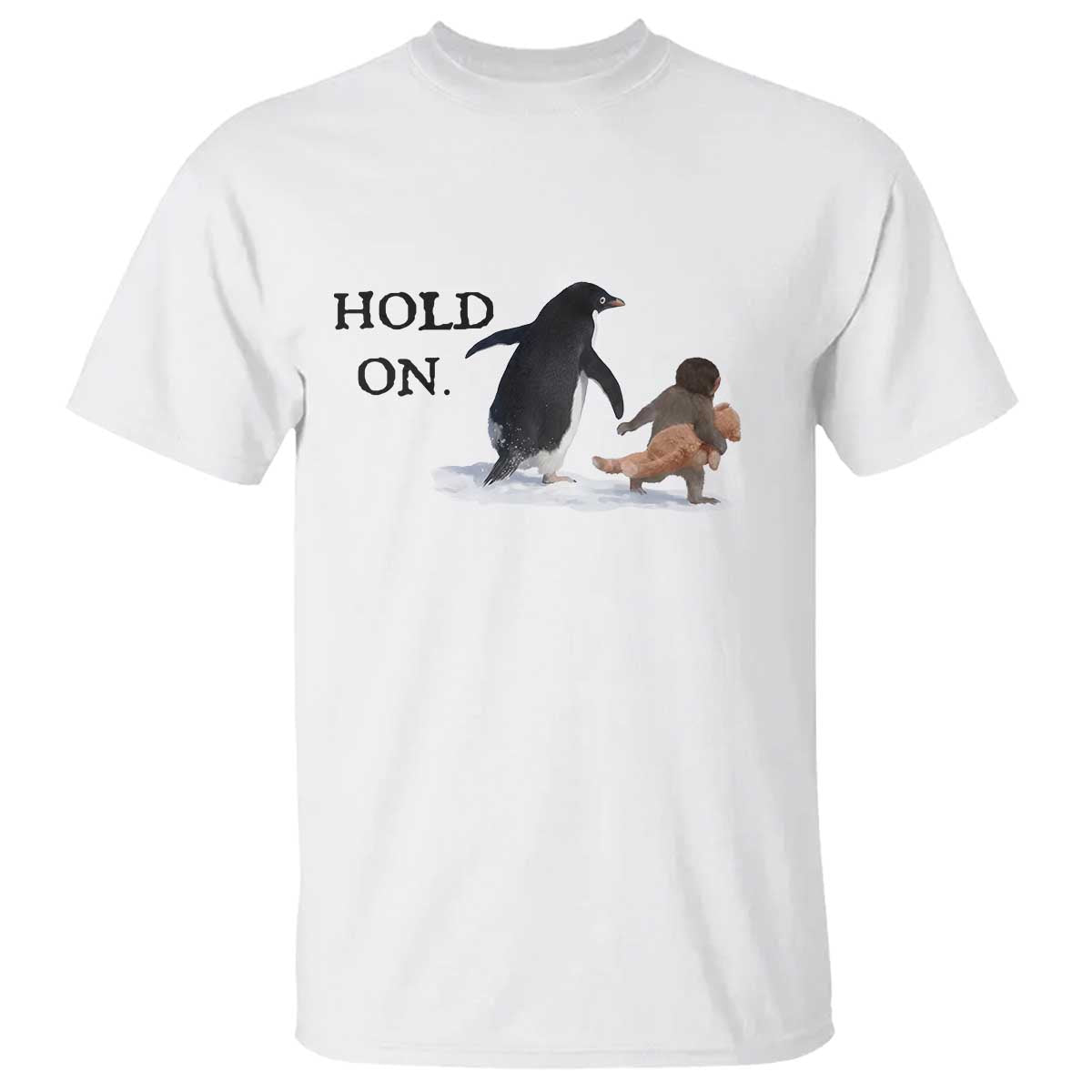 Baby Monkey Punch Viral Trend T Shirt Hold On