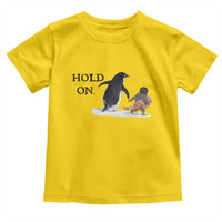 Baby Monkey Punch Viral Trend Toddler T Shirt Hold On