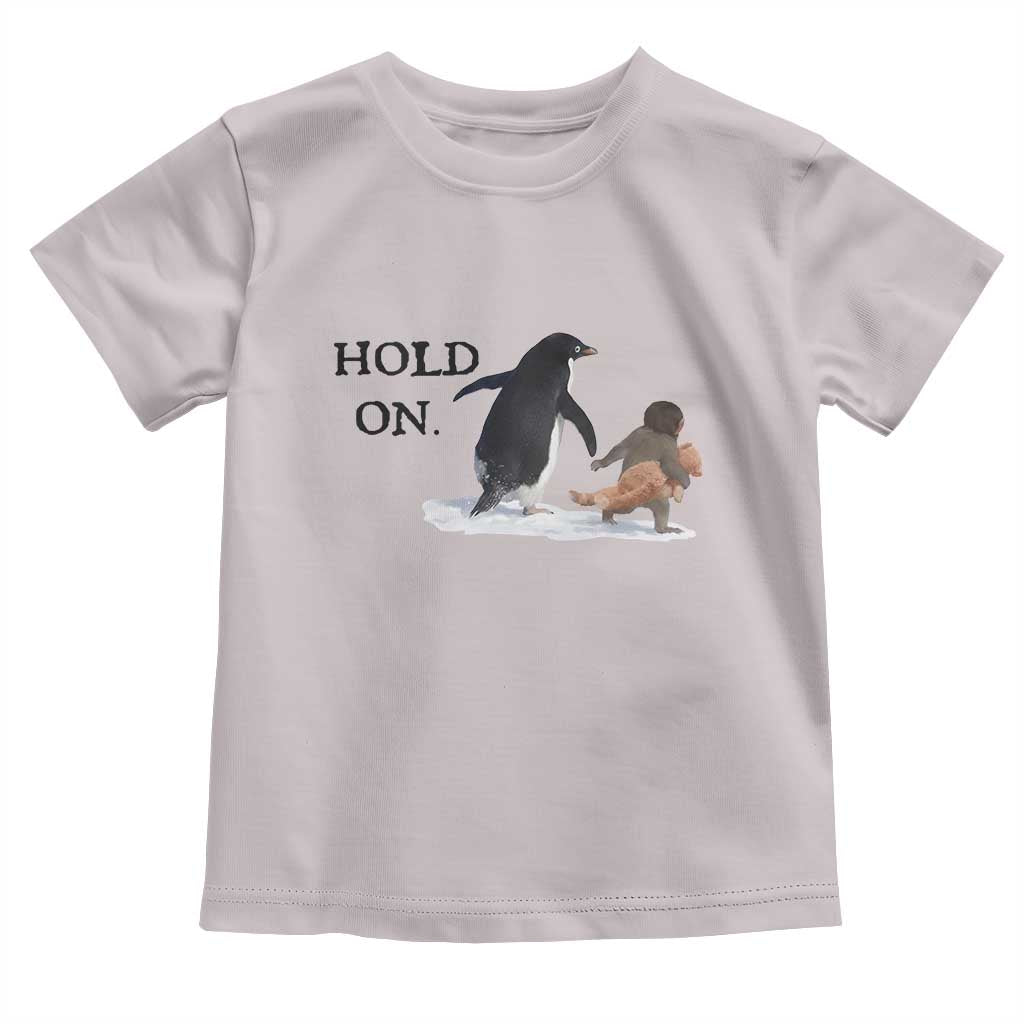 Baby Monkey Punch Viral Trend Toddler T Shirt Hold On