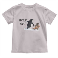Baby Monkey Punch Viral Trend Toddler T Shirt Hold On