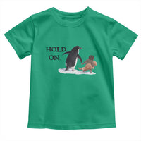 Baby Monkey Punch Viral Trend Toddler T Shirt Hold On