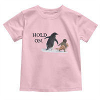 Baby Monkey Punch Viral Trend Toddler T Shirt Hold On