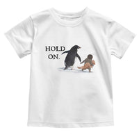 Baby Monkey Punch Viral Trend Toddler T Shirt Hold On