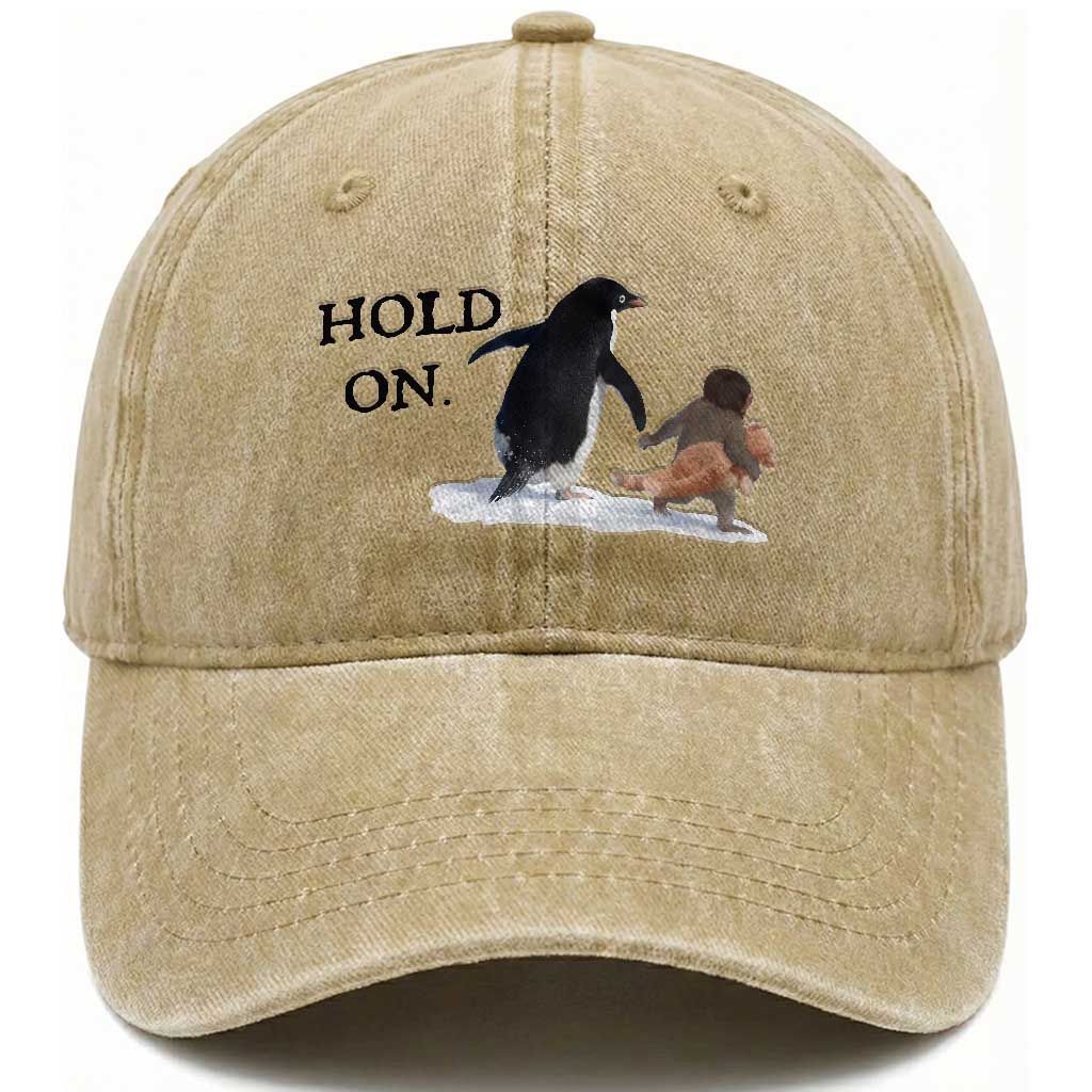 Baby Monkey Punch Viral Trend Washed Cotton Baseball Cap Hold On