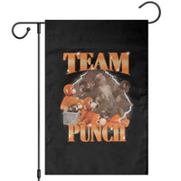 Viral Punch Monkey Garden Flag Cute Baby Monkey With Plush Toy Meme