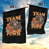 Viral Punch Monkey Garden Flag Cute Baby Monkey With Plush Toy Meme
