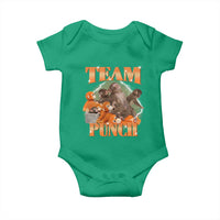 Viral Punch Monkey Baby Onesie Cute Baby Monkey With Plush Toy Meme