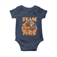 Viral Punch Monkey Baby Onesie Cute Baby Monkey With Plush Toy Meme