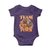 Viral Punch Monkey Baby Onesie Cute Baby Monkey With Plush Toy Meme
