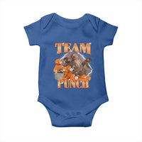 Viral Punch Monkey Baby Onesie Cute Baby Monkey With Plush Toy Meme
