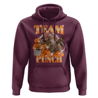 Viral Punch Monkey Hoodie Cute Baby Monkey With Plush Toy Meme