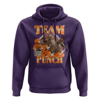 Viral Punch Monkey Hoodie Cute Baby Monkey With Plush Toy Meme