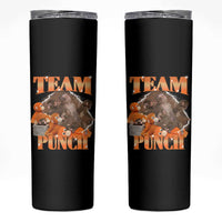 Viral Punch Monkey Skinny Tumbler Cute Baby Monkey With Plush Toy Meme
