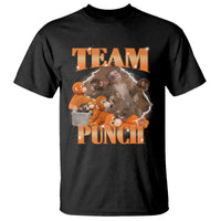 Viral Punch Monkey T Shirt Cute Baby Monkey With Plush Toy Meme