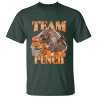 Viral Punch Monkey T Shirt Cute Baby Monkey With Plush Toy Meme