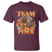 Viral Punch Monkey T Shirt Cute Baby Monkey With Plush Toy Meme