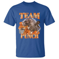 Viral Punch Monkey T Shirt Cute Baby Monkey With Plush Toy Meme