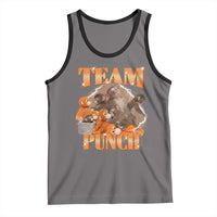 Viral Punch Monkey Tank Top Cute Baby Monkey With Plush Toy Meme