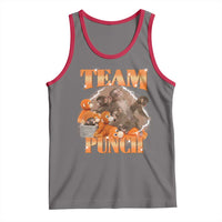 Viral Punch Monkey Tank Top Cute Baby Monkey With Plush Toy Meme