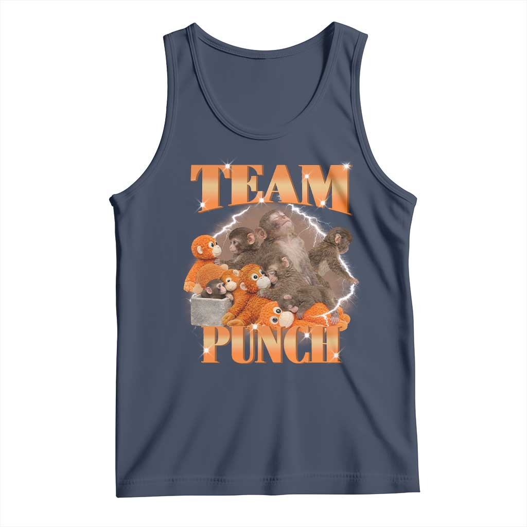 Viral Punch Monkey Tank Top Cute Baby Monkey With Plush Toy Meme