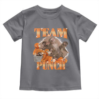 Viral Punch Monkey Toddler T Shirt Cute Baby Monkey With Plush Toy Meme