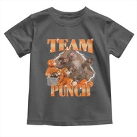Viral Punch Monkey Toddler T Shirt Cute Baby Monkey With Plush Toy Meme