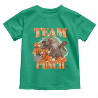 Viral Punch Monkey Toddler T Shirt Cute Baby Monkey With Plush Toy Meme