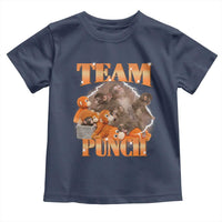 Viral Punch Monkey Toddler T Shirt Cute Baby Monkey With Plush Toy Meme